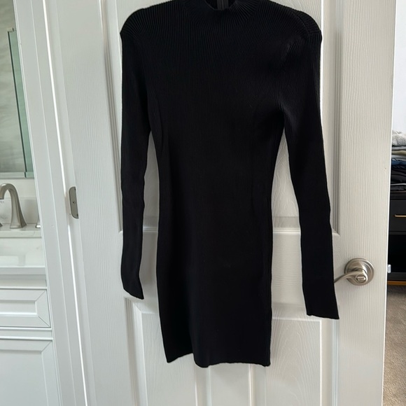 ❤️Vici-NWOT- Black Ribbed Dress Size small - Picture 2 of 8